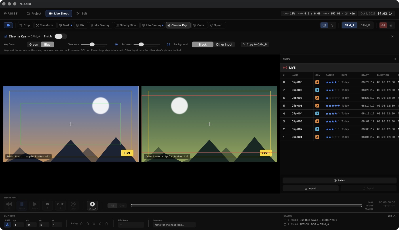 Chroma Key tool